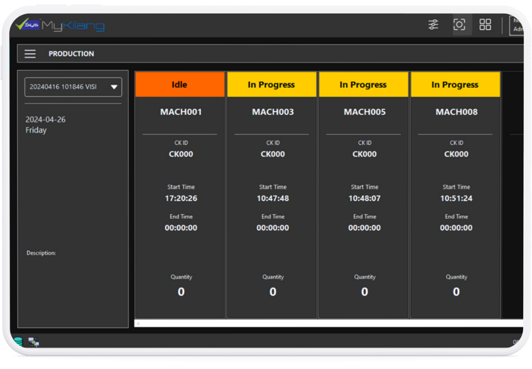 PRODUCTION MODULE-Mockup-Tablet-VSys MyKilang-2025